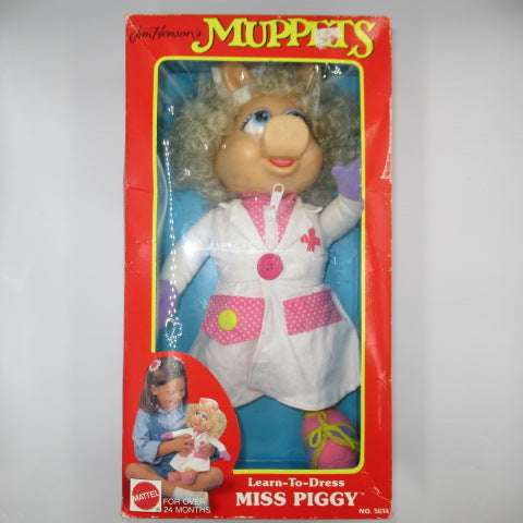 90’s★1990年★THE MUPPETS★マペッツ★Miss Piggy ★ミス・ピギー★ナース★箱入り★Lern to dress★知育玩具★カーミット★Jim Henson★ジム・ヘンソン★フィギュア★人形★ぬいぐるみ★