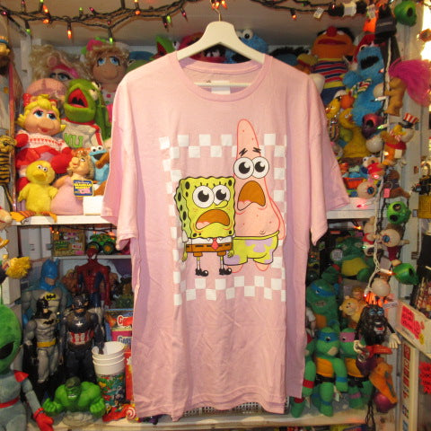 SPONGEBOB★SpongeBob★T-shirt★Patrick★Pink★Men's★XL size★Figure★Doll★Plush toy★ 