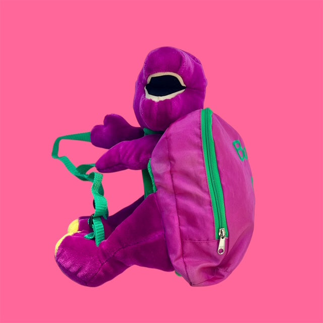 90's★Barney★バーニー★Back Pack★バックパック★リュック★人形★ぬいぐるみ★フィギュア★ビンテージ★