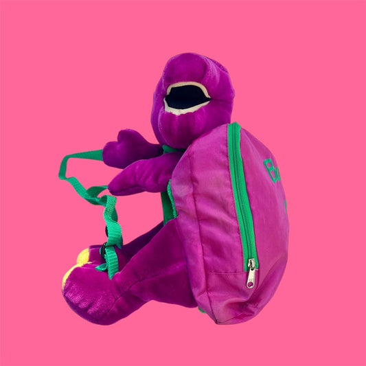 90's★Barney★バーニー★Back Pack★バックパック★リュック★人形★ぬいぐるみ★フィギュア★ビンテージ★