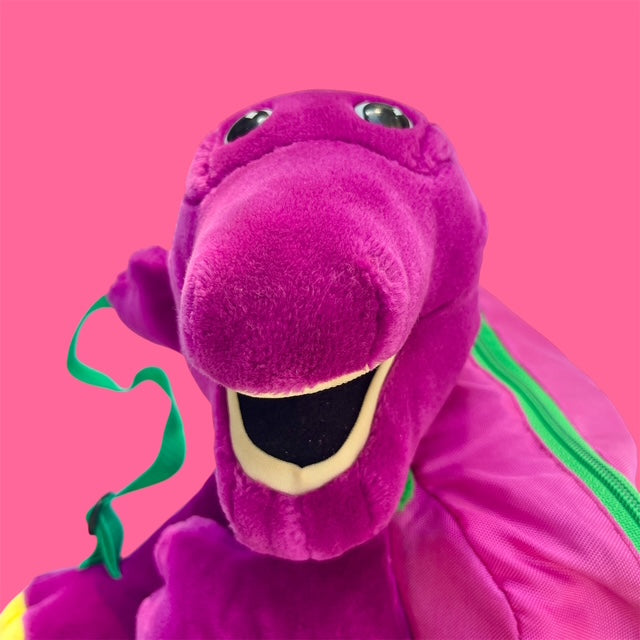 90's★Barney★バーニー★Back Pack★バックパック★リュック★人形★ぬいぐるみ★フィギュア★ビンテージ★