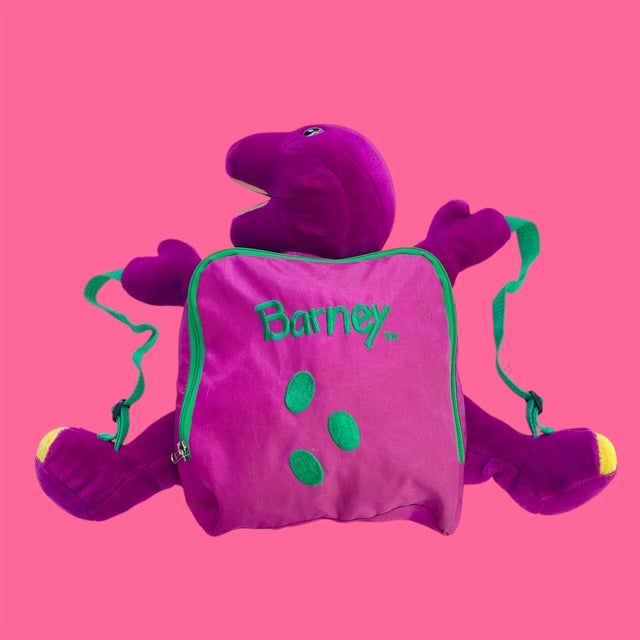 90's★Barney★バーニー★Back Pack★バックパック★リュック★人形★ぬいぐるみ★フィギュア★ビンテージ★