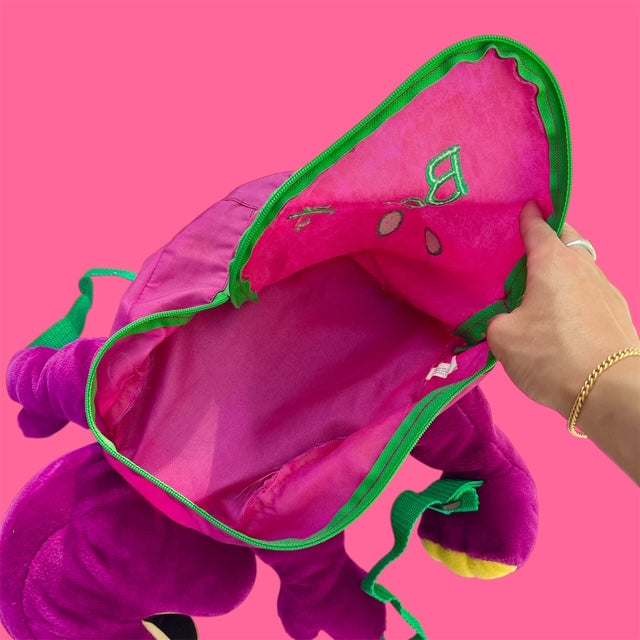90's★Barney★バーニー★Back Pack★バックパック★リュック★人形★ぬいぐるみ★フィギュア★ビンテージ★