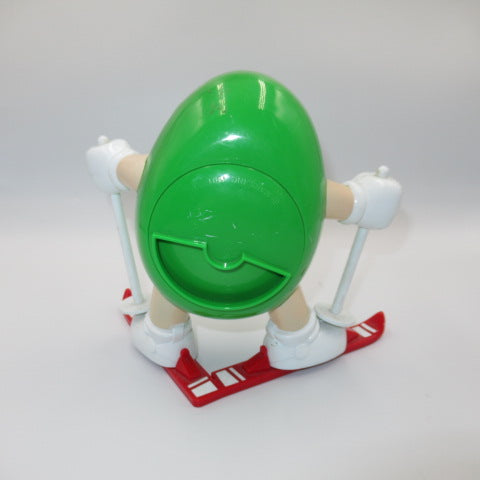 1991★m&amp;m's★M&amp;M's★Chocolate dispenser★Doll★Plush toy★Figure★Vintage★Green★Ski★ 