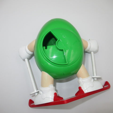 1991★m&amp;m's★M&amp;M's★Chocolate dispenser★Doll★Plush toy★Figure★Vintage★Green★Ski★ 
