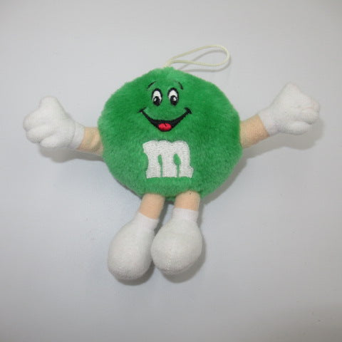 90's★m&m's★エムアンドアムズ★クリスマスオーナメント★人形★ぬいぐるみ★フィギュア★ビンテージ★１２センチ★グリーン★