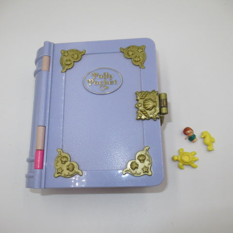 90’s★polly Pocket★ポーリーポケット★Sparkling Mermaid Adoventure★スパークリングマーメイドアドベンチャー★本★BOOK★パープル★ミニチュア★おままごと★フィギュア★人形★ぬいぐるみ★