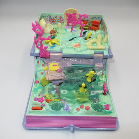 90’s★polly Pocket★ポーリーポケット★Sparkling Mermaid Adoventure★スパークリングマーメイドアドベンチャー★本★BOOK★パープル★ミニチュア★おままごと★フィギュア★人形★ぬいぐるみ★