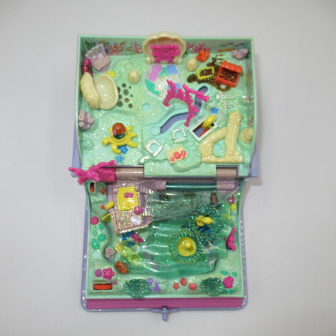 90’s★polly Pocket★ポーリーポケット★Sparkling Mermaid Adoventure★スパークリングマーメイドアドベンチャー★本★BOOK★パープル★ミニチュア★おままごと★フィギュア★人形★ぬいぐるみ★