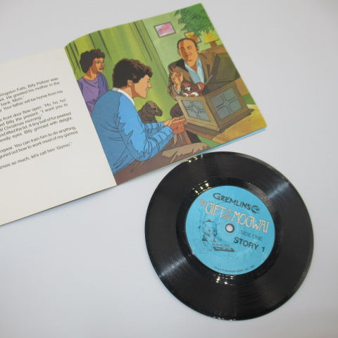 80's★1984年★GREMLiNS★グレムリン★Gizmo★ギズモ★STORY BOOK★レコード付き絵本★フィギュア★人形★ぬいぐるみ★STORY 1★ビンテージ★