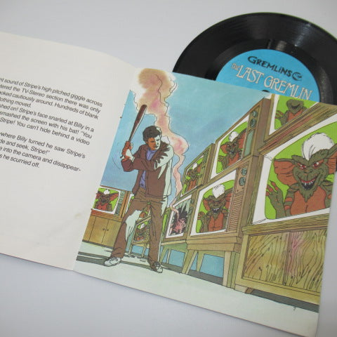 80's★1984年★GREMLiNS★グレムリン★Gizmo★ギズモ★STORY BOOK★レコード付き絵本★フィギュア★人形★ぬいぐるみ★STORY 5★ビンテージ★