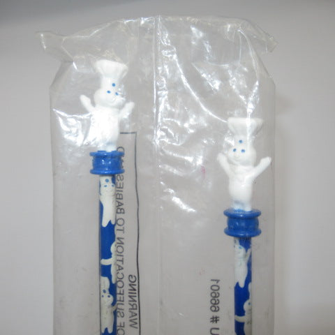 1999年★90's★Pillsbury★Doughboy★ドゥーボーイ★ドゥボーイ★鉛筆＆ペンセット★人形★フィギュア★ぬいぐるみ★ビンテージ★