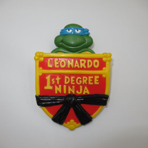 1989年★80's★TEENAGE MUTANT NINJYA TURTLES★ミュータントニンジャタートルズ★バーガーキング★ミールトイ★人形★フィギュア★ぬいぐるみ★ビンテージ★吸盤付きクリップ★2★レオナルド★