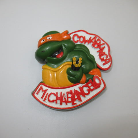 1989年★80's★TEENAGE MUTANT NINJYA TURTLES★ミュータントニンジャタートルズ★バーガーキング★ミールトイ★人形★フィギュア★ぬいぐるみ★ビンテージ★クリップ★ミケランジェロ★