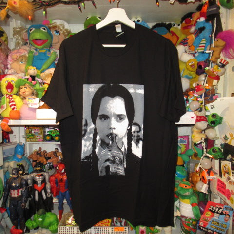 The Addams Family★The Addams Family★WEDNESDAY★Wednesday★T-shirt★Men's★Size L★Black★New★Horror★Comedy★Figure★Doll★Plush toy★ 