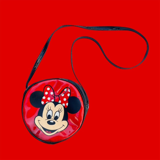 Vintage★Minnie Mouse★ミニーマウス★エナメルショルダー★バッグ★Bag★人形★フィギュア★ぬいぐるみ★ビンテージ★Mickey Mouse★ミッキーマウス★