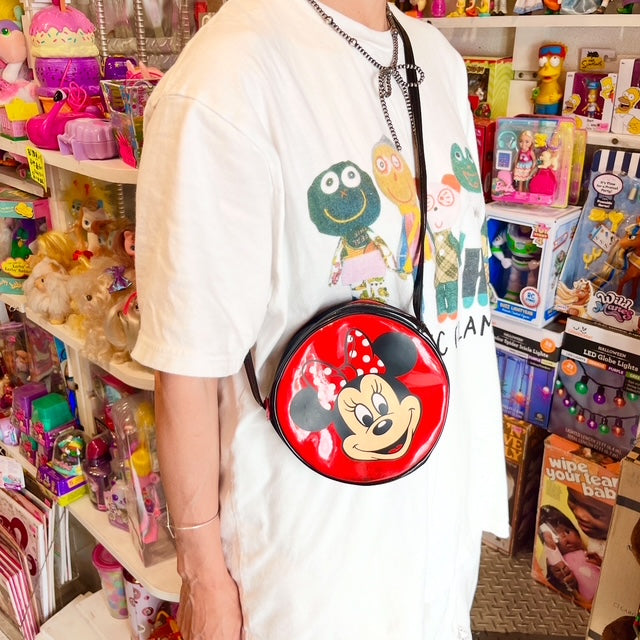 Vintage★Minnie Mouse★ミニーマウス★エナメルショルダー★バッグ★Bag★人形★フィギュア★ぬいぐるみ★ビンテージ★Mickey Mouse★ミッキーマウス★