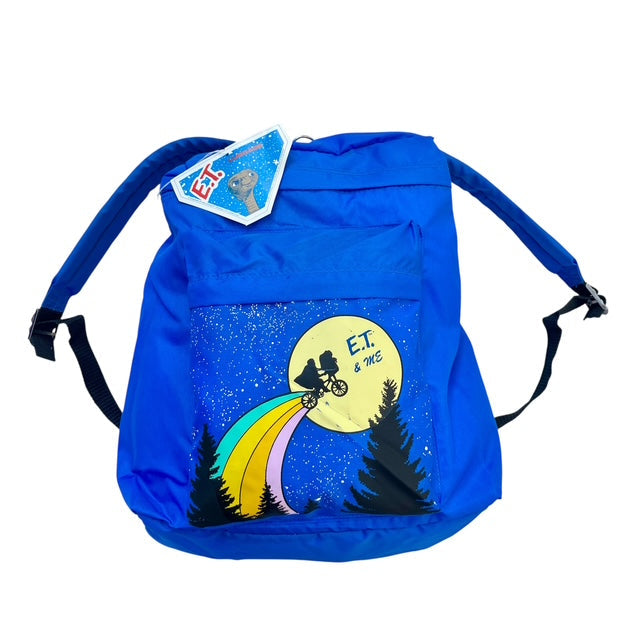 Dead Stock！80's★E.T.★映画★イーティー★Back Pack★バックパック★リュック★人形★フィギュア★ぬいぐるみ★ビンテージ★デッドストック★ブルー★