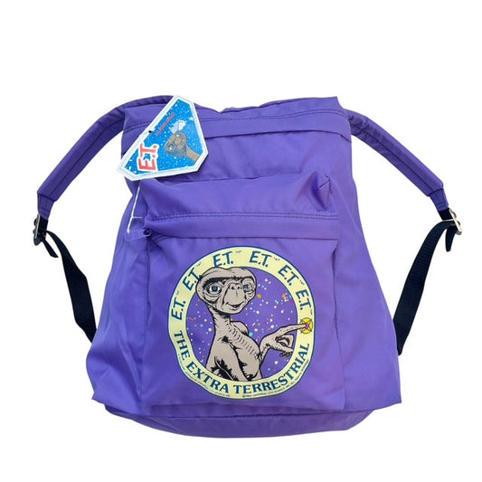Dead Stock！80's★E.T.★映画★イーティー★Back Pack★バックパック★リュック★人形★フィギュア★ぬいぐるみ★ビンテージ★デッドストック★パープル★