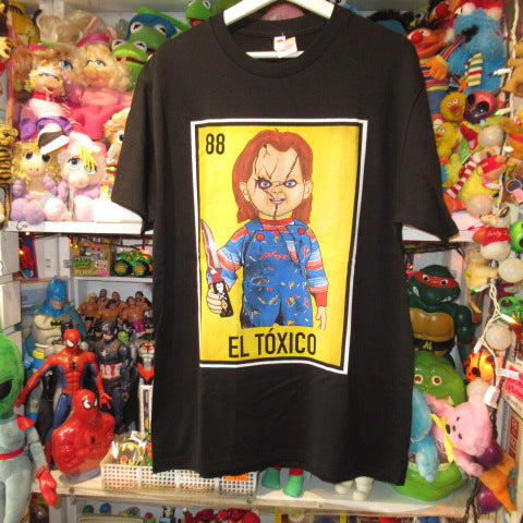 Child's Play ★ CHUCKY ★ Chucky ★ HORROR ★ Horror ★ movie ★ movie ★ horror movie ★ GOODGUY ★ T-shirt ★ T-shirt ★ men's XL size ★ doll ★ stuffed animal ★ figure ★ 