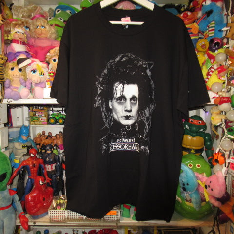 EDWARD SCISSORHANDS★シザーハンズ★ジョニー・デップ★Tシャツ★Men’ｓ★XLサイズ★ブラック★新品★フィギュア★人形★ぬいぐるみ★★