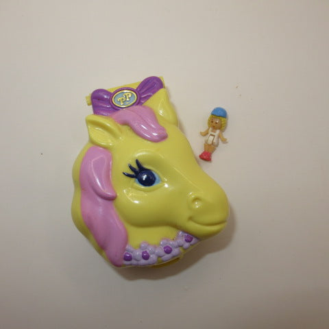 1994年★90's★Polly Pcket★ポーリーポケット★Polly’s Pony show★ポニー★人形★ぬいぐるみ★フィギュア★コンパクト★ビンテージ★イエロー★