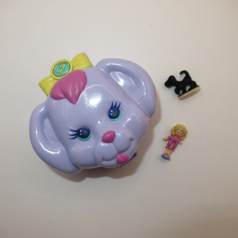 完品！1994年★90's★Polly Pocket★ポーリーポケット★Dazzling Dog Show★パピー★犬★人形★ぬいぐるみ★フィギュア★コンパクト★ビンテージ★ラベンダー★