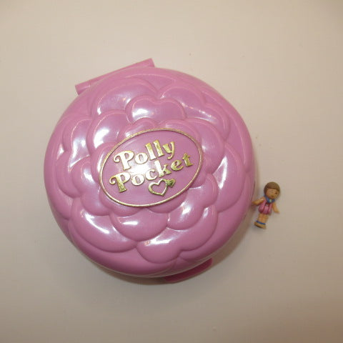 1993年★90's★Polly Pocket★ポーリーポケット★ローズ★バラ★バレリーナ★人形★ぬいぐるみ★フィギュア★コンパクト★ビンテージ★ピンク★