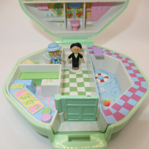 完品！1990年★90's★Polly Pocket★ポーリーポケット★Polly's School★学校★人形★ぬいぐるみ★フィギュア★コンパクト★ビンテージ★ミント★八角形★