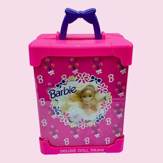 1991年★90's★Barbie★バービー★DELUXE DOLL TRUNK★ドールトランク★ドールケース★ビンテージ★