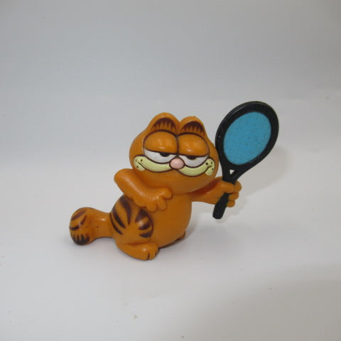 1981年★80's★GARFIELD★ガーフィールド★PVC★人形★フィギュア★ぬいぐるみ★ビンテージ★テニス★
