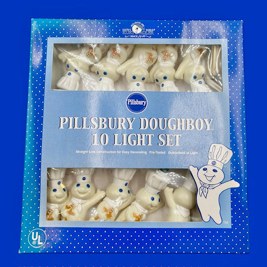 2000s★Pillsbury★Doughboy★ドゥーボーイ★ドゥボーイ★Party Lights★パーティーライト★デコレーションライト★人形★フィギュア★ぬいぐるみ★ビンテージ★