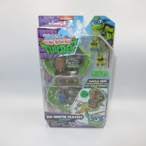 2025年★TEENAGE MUTANT NINJA TURTLES★ニンジャータートルズ★BIG MOUTH PLAYSET★プレイセット★ポーリーポケット★ミニチュア★コンパクト★人形★フィギュア★ぬいぐるみ★レオナルド★