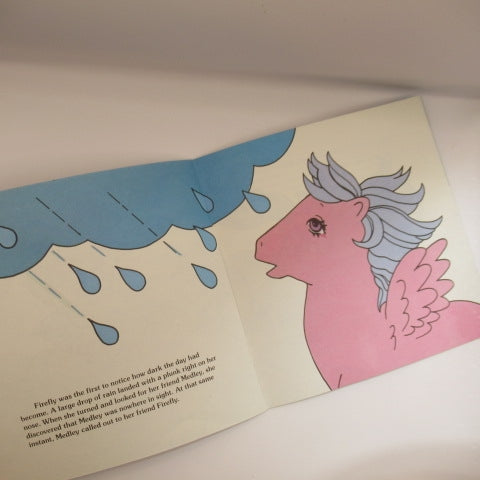 80’s★1985年★MY LITTLE PONY★マイリトルポニー★TAKING STORY BOOK★本とカセットテープのセット★ビンテージ★24ページ★LOST IN THE CLOUDS★フィギュア★人形★ぬいぐるみ★