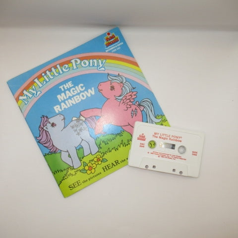 80’s★1985年★MY LITTLE PONY★マイリトルポニー★TAKING STORY BOOK★本とカセットテープのセット★ビンテージ★24ページ★THE MAGIC RAINBOW★フィギュア★人形★ぬいぐるみ★