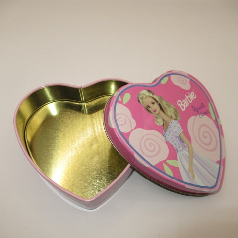 2000年★Barbie★バービー★TIN CASE★缶ケース★小物入れ★Russell Stover★ハートケース★フィギュア★人形★ぬいぐるみ★