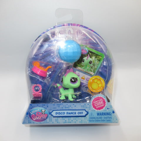 Littlest PetShop★リトルペットショップ★DISCO DANCE OFF★トカゲ★人形★フィギュア★ぬいぐるみ★ミラーボール★