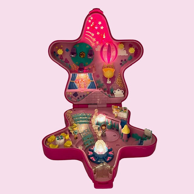 完品！90's★1993年★Polly Pocket★ポーリーポケット★Fairylight Wonderland★星の遊園地★人形★フィギュア★コンパクト★ビンテージ★ライトアップ★