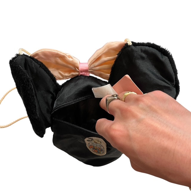 Vintage★Minnie Mouse★ミニーマウス★フェイスショルダー★バッグ★ポーチ★人形★フィギュア★ぬいぐるみ★ビンテージ★ミッキーマウス★Mickey Mouse★1★