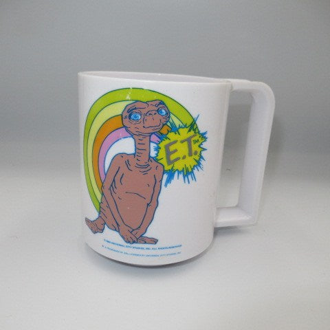 80’s★1982年★E.T★プラスティックカップ★cup★コップ★ホワイト★ビンテージ★フィギュア★人形★ぬいぐるみ★