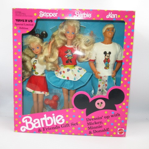 レア！90’s★1991年★Barbie★バービー★Disney★ディズニー★GIFT SET★Skipper★Barbie★Ken★スキッパー★ケン★ToysRus★トイザラス限定★フィギュア★人形★ぬいぐるみ★