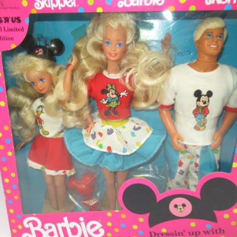 レア！90’s★1991年★Barbie★バービー★Disney★ディズニー★GIFT SET★Skipper★Barbie★Ken★スキッパー★ケン★ToysRus★トイザラス限定★フィギュア★人形★ぬいぐるみ★
