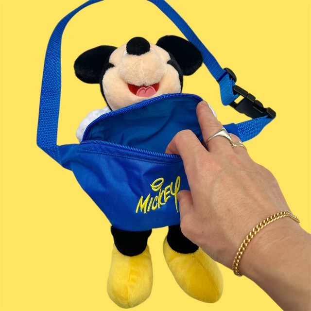 Vintage★Mickey Mouse★ミッキーマウス★ウエストポーチ★Bag★人形★ぬいぐるみ★フィギュア★ビンテージ★2★