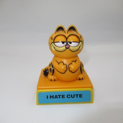 1981年★80's★GARFIELD★ガーフィールド★メッセージドール★人形★フィギュア★ぬいぐるみ★ビンテージ★I HATE CUTE★
