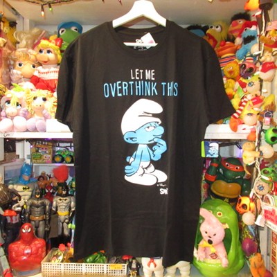 TheSMURFS★スマーフ★映画★movie★Tshirt★Tシャツ★サイズL★men's★メンズ★black★ブラック★人形★フィギュア★ぬいぐるみ★