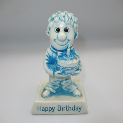 1970年★70's★vintage★ビンテージ★messagedoll★メッセージドール★HAPPYBIRTHDAY★ハッピーバースデー★BOY★男の子★blue★ブルー★doll★ドール★人形★ぬいぐるみ★フィギュア★