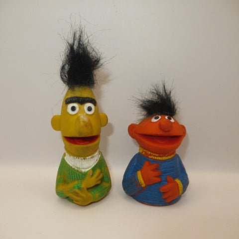 70’s★ビンテージ★THE SESAMI STREET★セサミストリート★フィンガーパペット★finnger puppet★アーニー＆バート★指人形★ソフビ★フィギュア★人形★ぬいぐるみ★