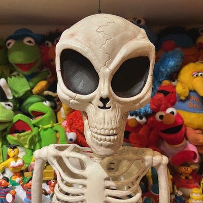 Halloween★Halloween★Display★ALIEN★skeleton★Alien★Skeleton★Skull★Doll★Figure★Plushie★92cm★ 