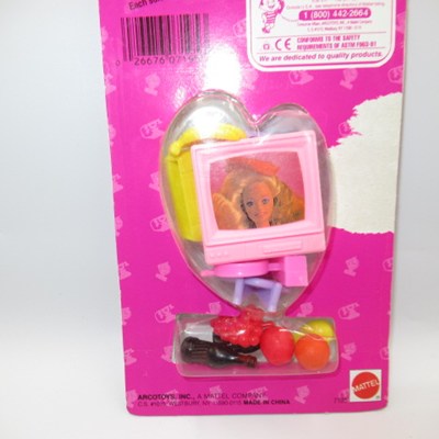 1992年★90's★Barbie★バービー★Little EXTRAS★テレビ★ラジカセ★ターンテーブル★野菜★フルーツ★小物★人形★フィギュア★ぬいぐるみ★ビンテージ★