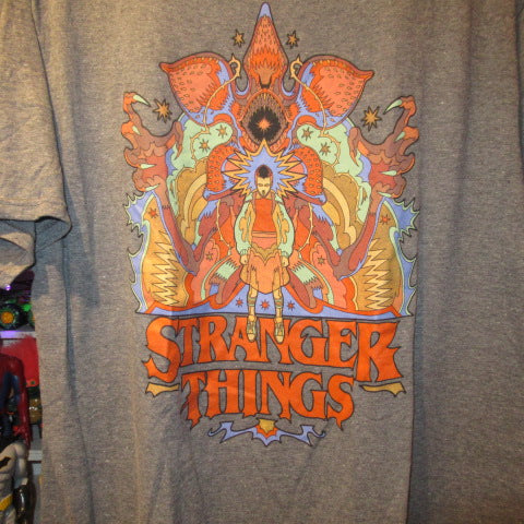 Netflix★ネットフリックス★STRANGER THINGS★ストレンジャーシングス★デモゴルゴン★エル★ダスティン★マイク★ルーカス★sizeXL★サイズXL★men's★メンズ★Tシャツ★Tshirt★TEE★USED★navy★ネイビー★Tshirt★Tee★Tシャツ★人形★ぬいぐるみ★フィギュア★